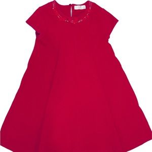 Zara red dress